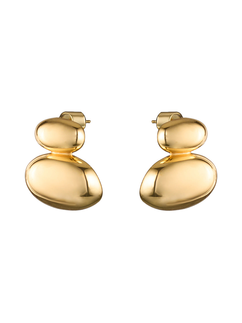 Image of Earrings. Productname: BLING BAR LAGUNA EARRINGS in Gold colour by brand - Bling Bar