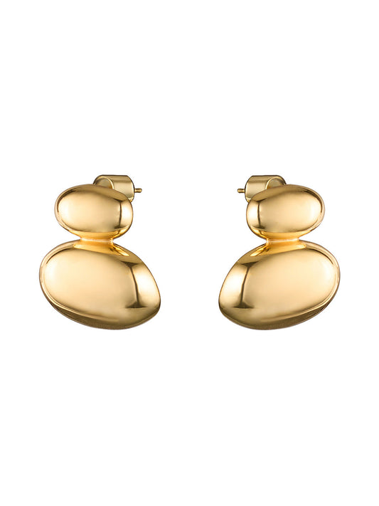 Image of Earrings. Productname: BLING BAR LAGUNA EARRINGS in Gold colour by brand - Bling Bar