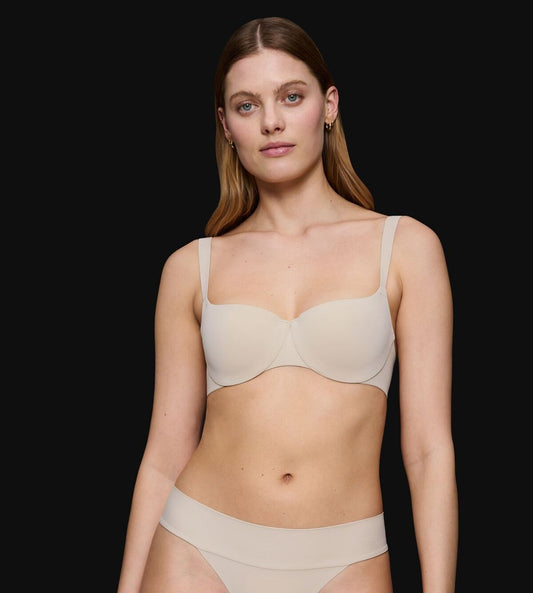 Image of Bras. Productname: Triumph Body Make Up Illusion Smooth Balconette Bra in Nude Beige colour by brand - Triumph