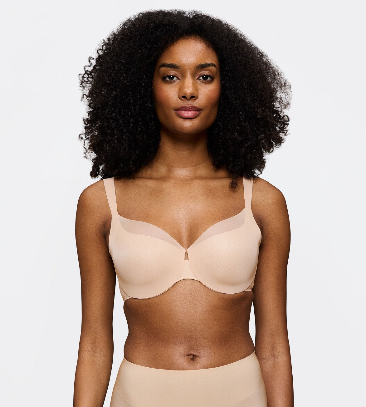 Image of Bras. Productname: Triumph Body Make Up Illusion Curve Minimiser Bra in Nude Beige colour by brand - Triumph