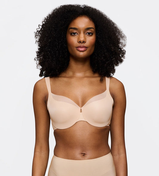 Image of Bras. Productname: Triumph Body Make Up Illusion Curve Minimiser Bra in Nude Beige colour by brand - Triumph