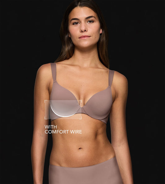 Image of Bras. Productname: Triumph Body Make Up Illusion Smooth T-Shirt Bra in Chocolate Mousse colour by brand - Triumph