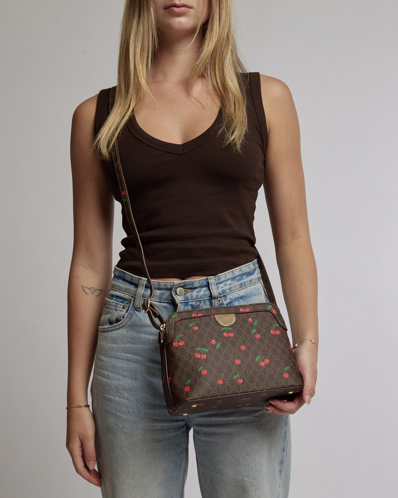 Image of Bags. Productname: Colette Print Joanna Quilt Crossbody in Print colour by brand - Colette
