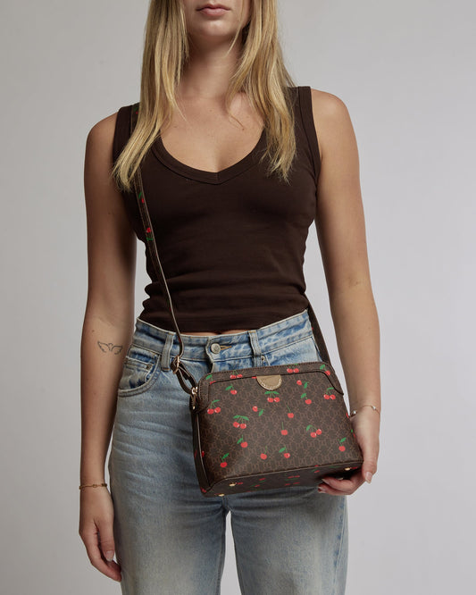 Image of Bags. Productname: Colette Print Joanna Quilt Crossbody in Print colour by brand - Colette