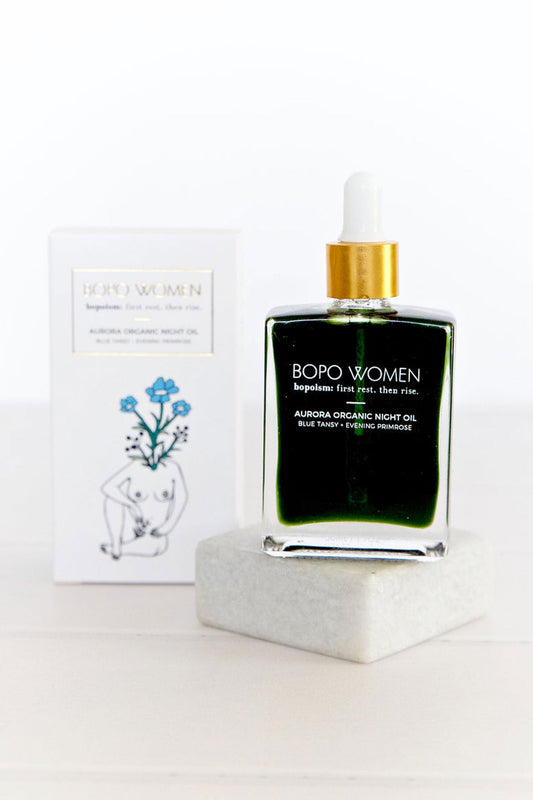 Image of Personal Care. Productname: Bopo Women Aurora Organic Night Oil in Oil colour by brand - Kabana