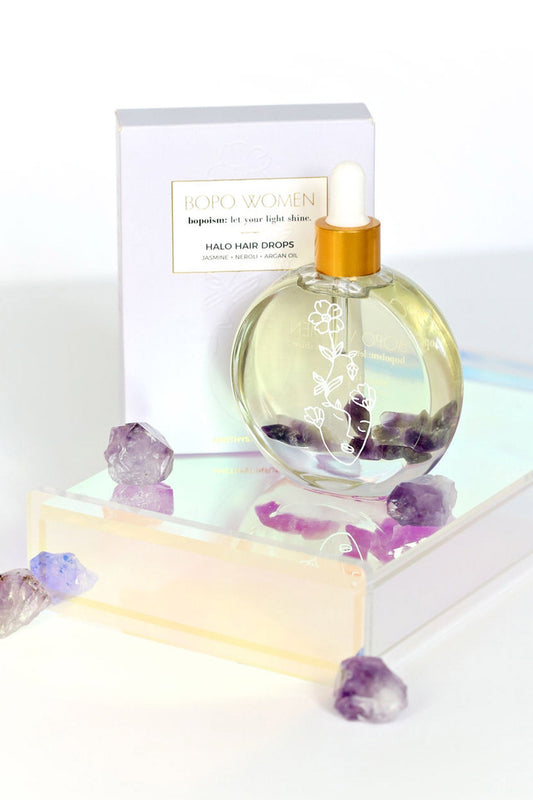 Image of Hair Accessories. Productname: Bopo Women Halo Hair Drops Hair Oil in Oil colour by brand - Kabana