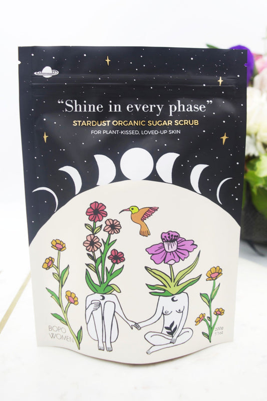 Image of Personal Care. Productname: Bopo Women Stardust Organic Sugar Scrub in Scrub colour by brand - Kabana