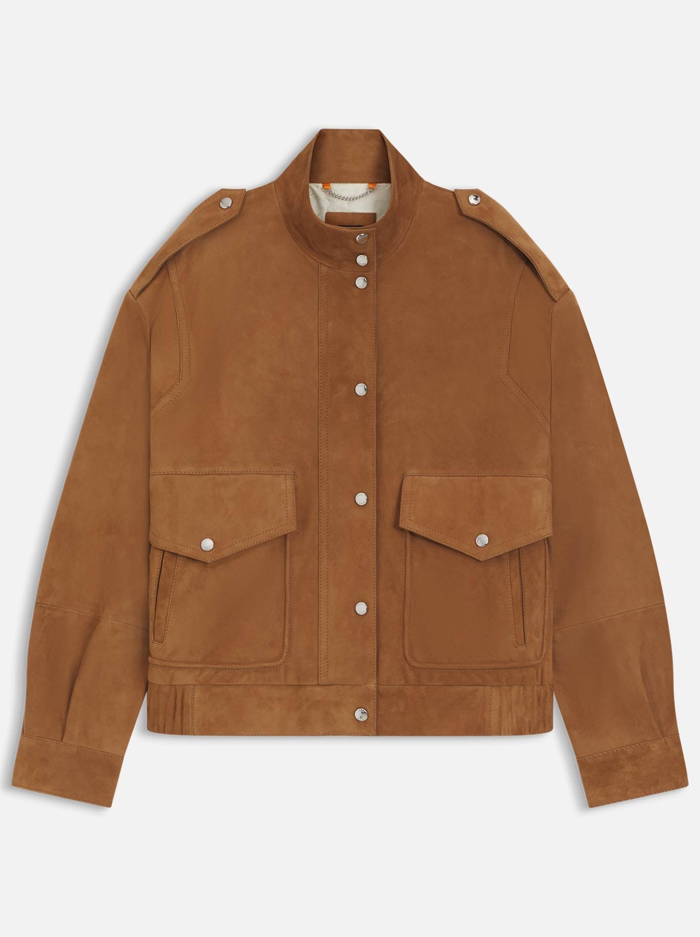 BOSS SABEA LEATHER JACKET (Rust Copper)