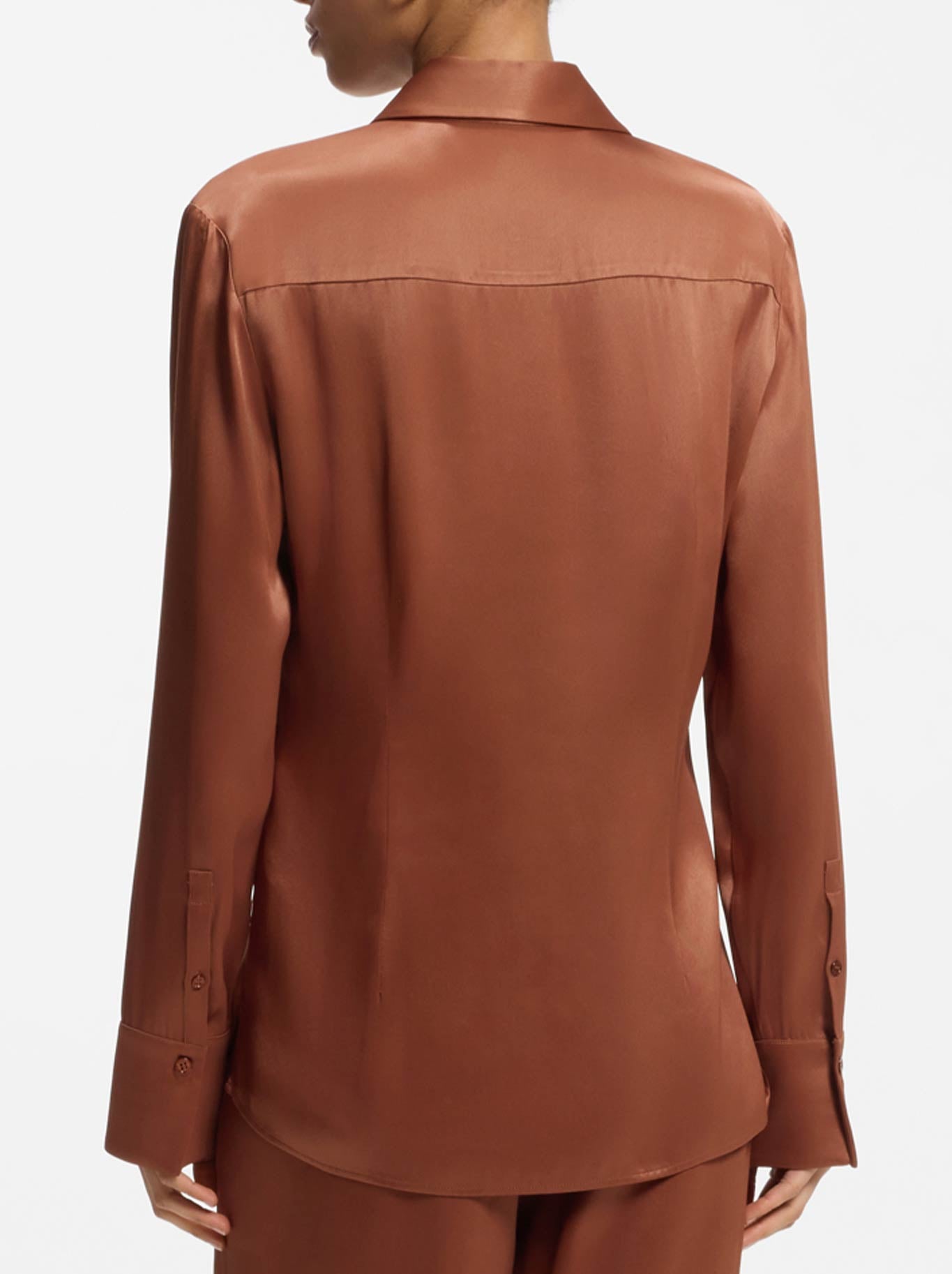 BOSS BERUTA BLOUSE (Rust Copper)