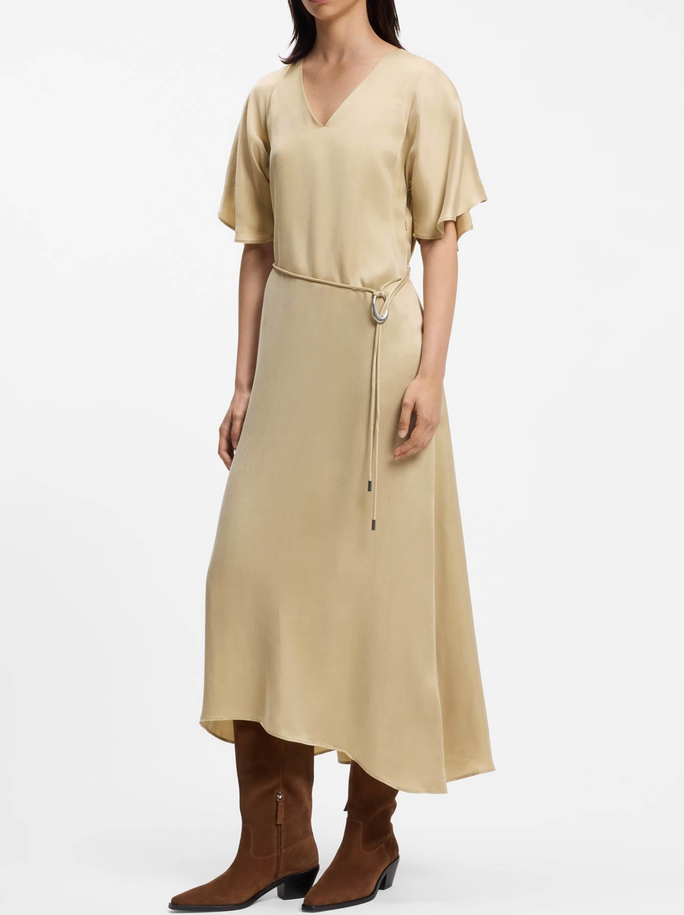 BOSS DERENA DRESS (Rust Copper)
