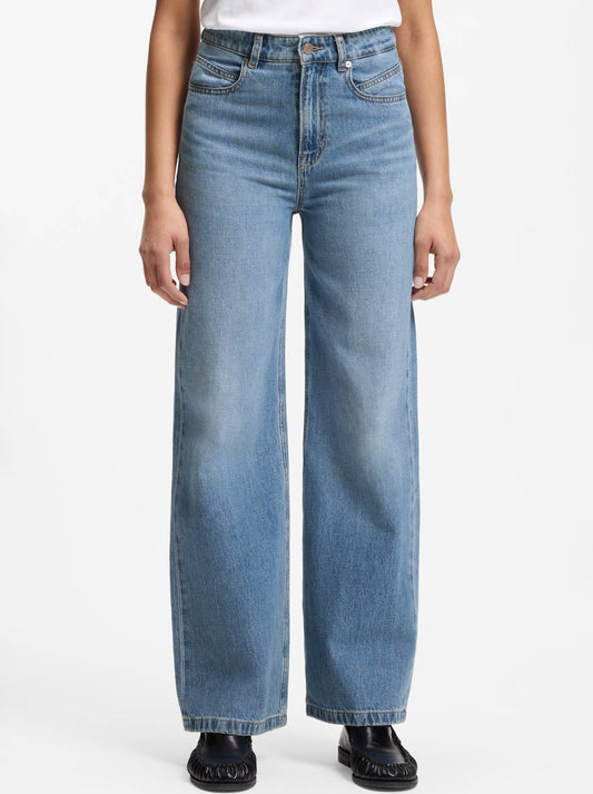 Image of Jeans. Product name - BOSS MARLENE JEAN in Light Pastel Denim colour by brand - Hugo Boss