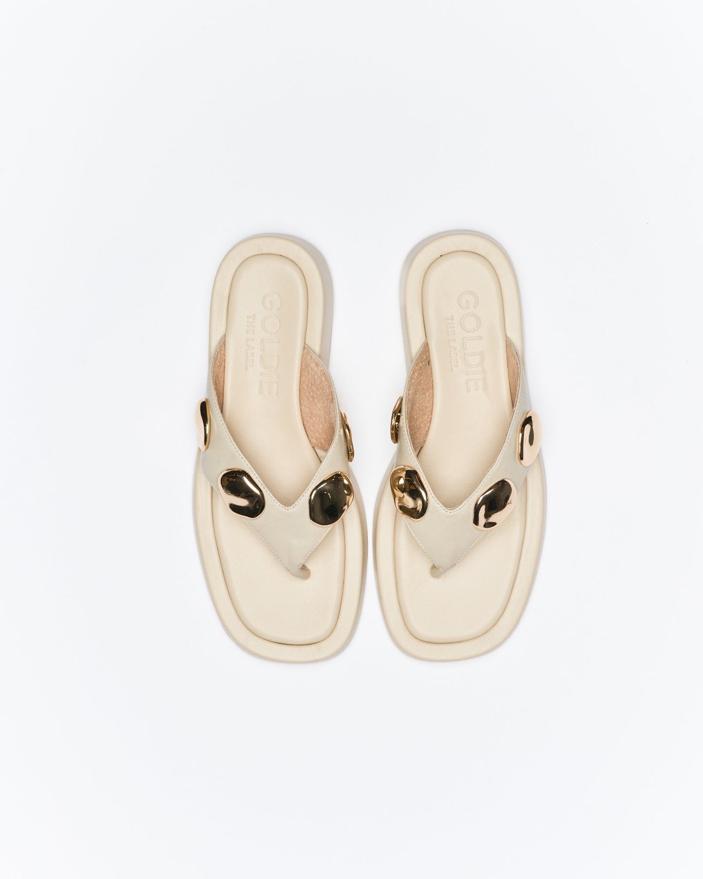 Walnut Melbourne Boston Leather Slide (Vanilla)