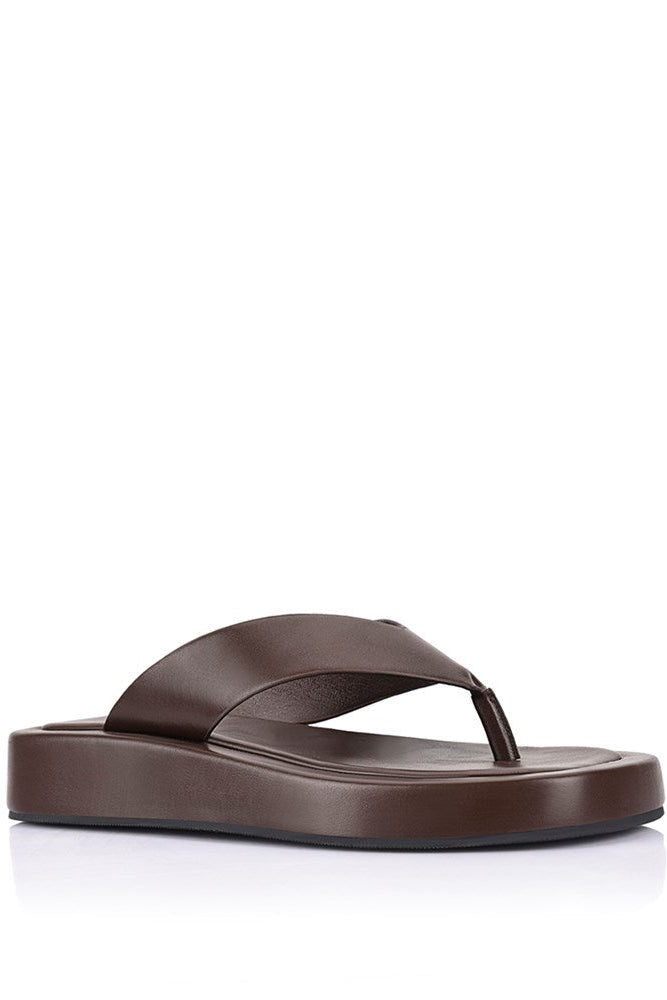 Betty Basics Bouncer II Flatform Thongs (Chocolate Brown)