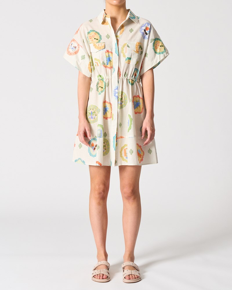 Image of Dresses. Productname: Walnut Melbourne Brazil Dress in Havana colour by brand - Walnut Melbourne