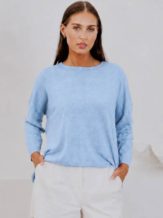BRIDGE & LORD BOXY RELAXED PULLOVER (Emerald)