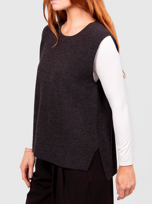 Bridge & Lord Crew Neck Vest (Cognac)
