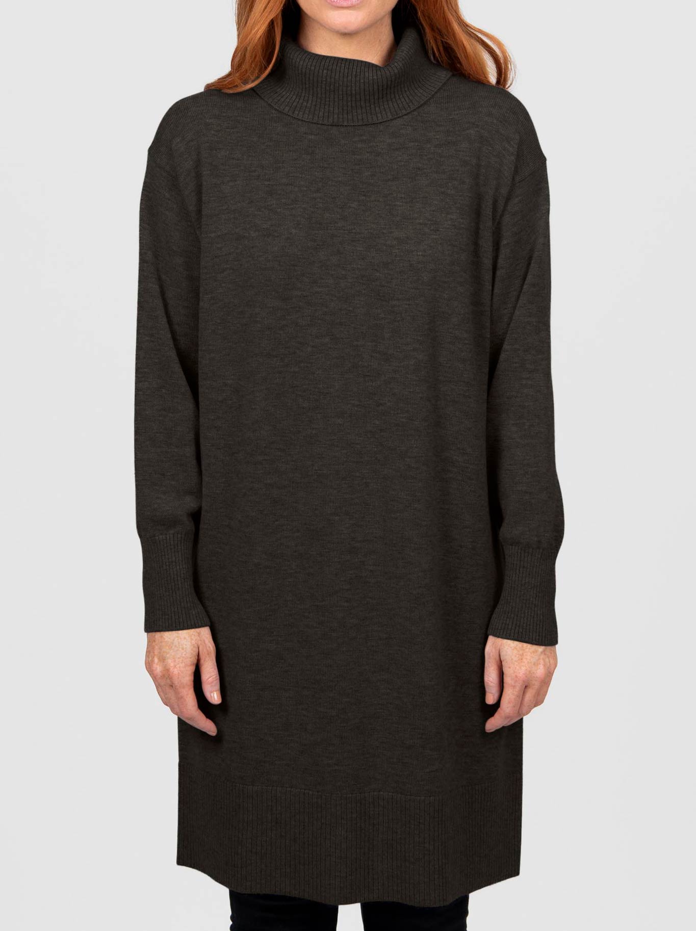 BRIDGE & LORD SWEATER DRESS (Chocolate)
