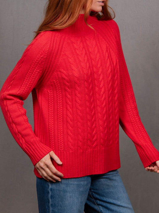BRIDGE & LORD CABLE PULLOVER (Cobblestone)