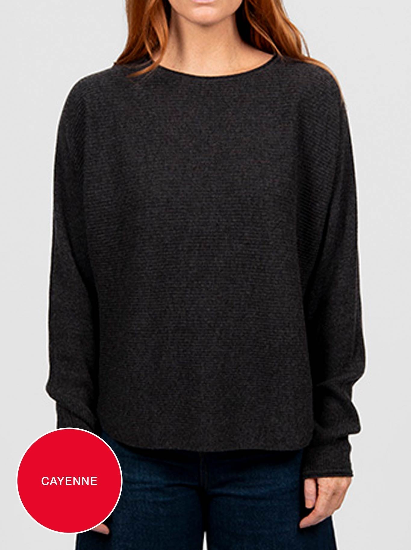 Bridge & Lord Dolman Rib Pullover (Aquamarine)