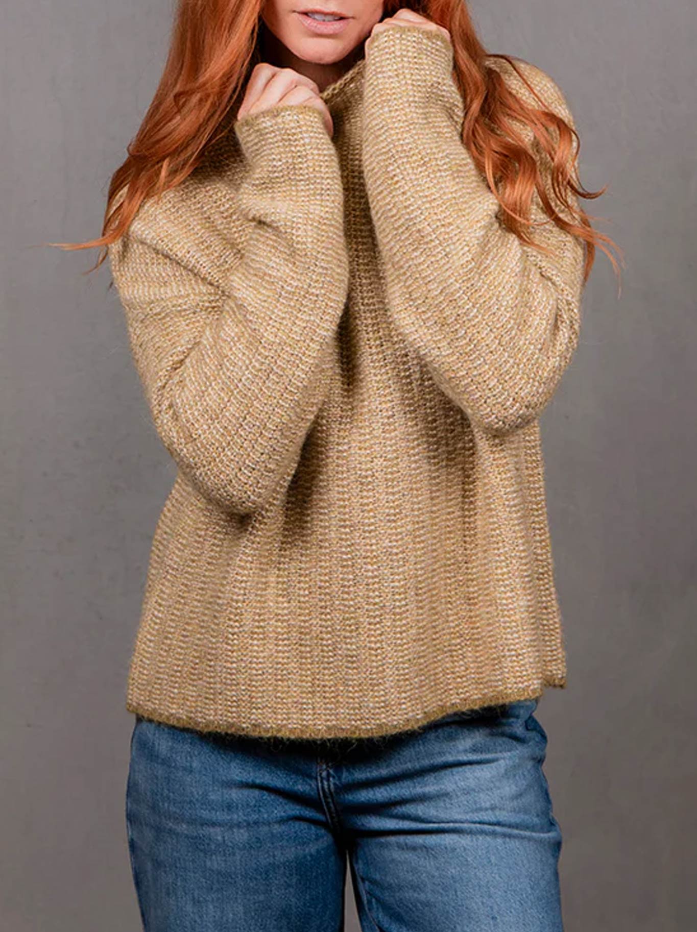 Bridge & Lord Links Stripe Pullover (Citrine)