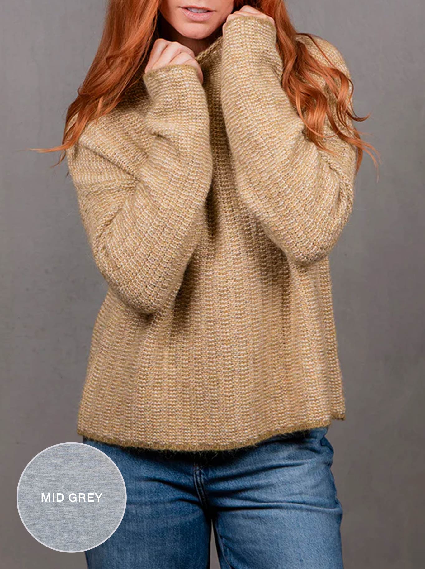 Bridge & Lord Links Stripe Pullover (Citrine)