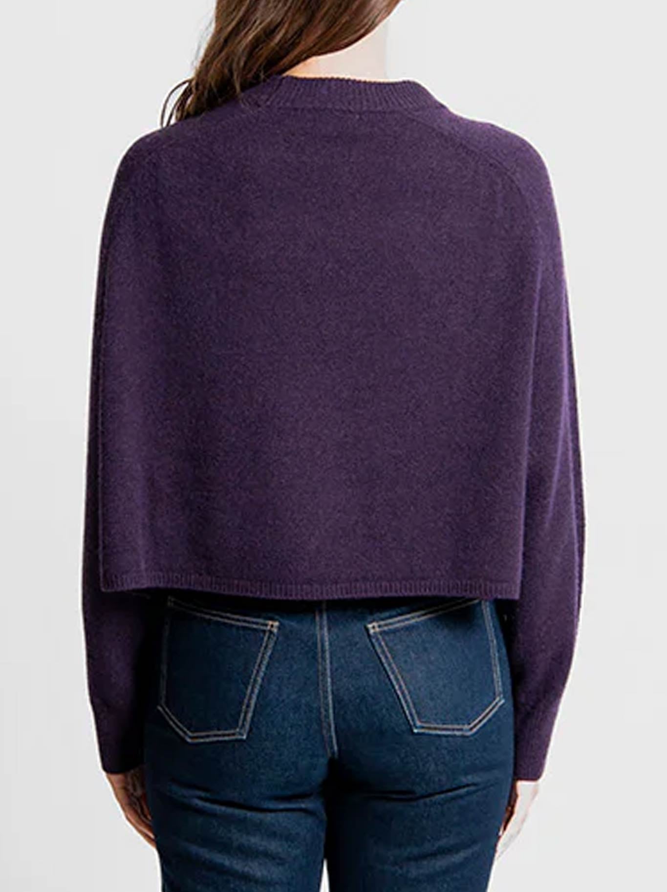 FIELDS BATWING SADDLE SHOULDER PULLOVER (Coffee Bean)