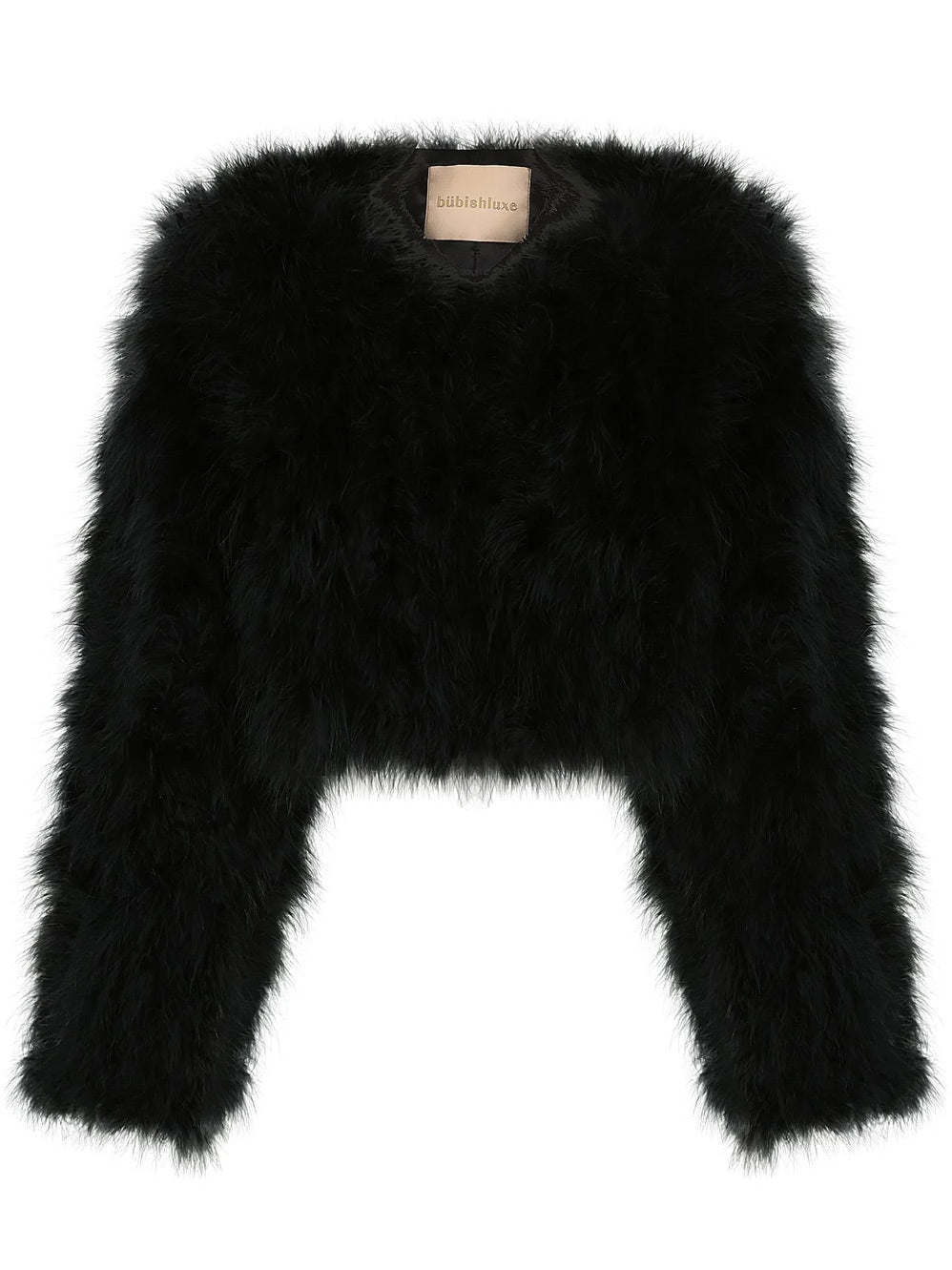 BÜBISH MANHATTAN FEATHER CROP JACKET (Black)