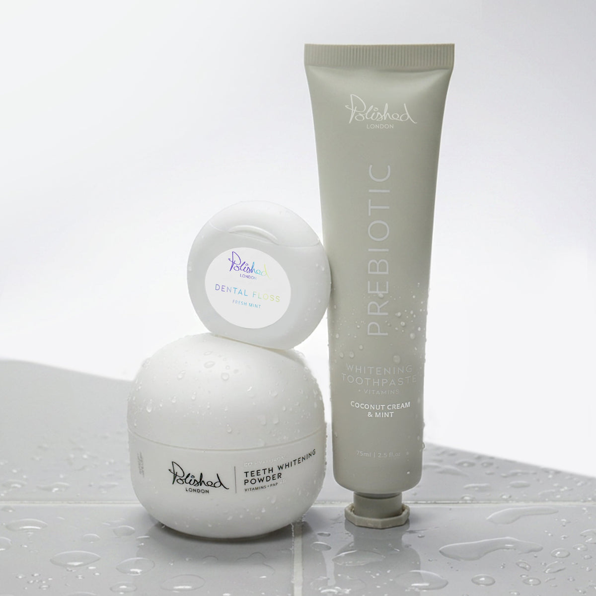 Image of Health & Beauty. Product name - Everyday Oral Beauty Routine in colour by brand - Polished London