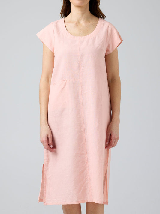 Image of Dresses. Productname: Cake Elena Linen Dress in Green colour by brand - Cake
