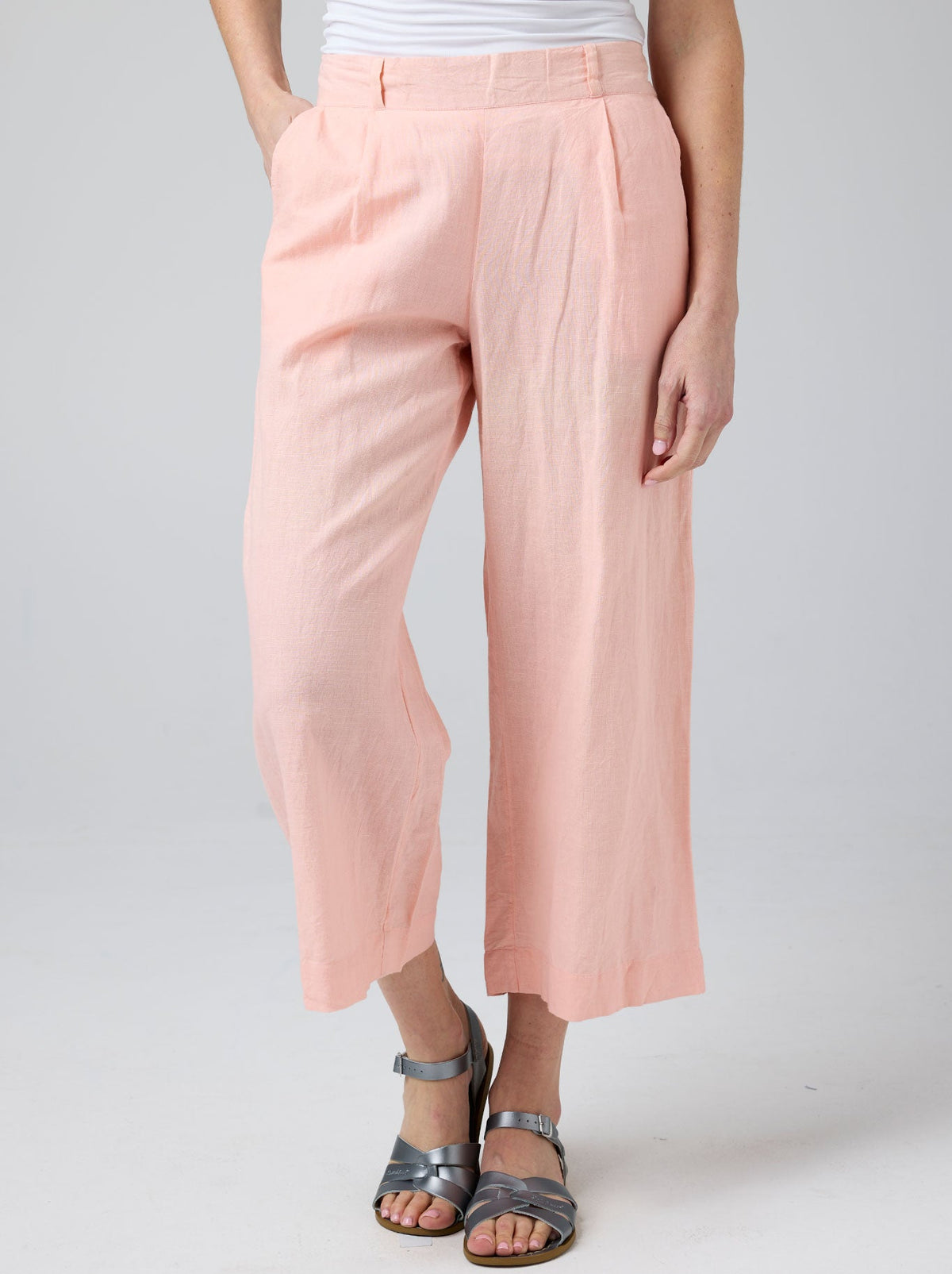 Cake Hayley Linen Pant (Green)