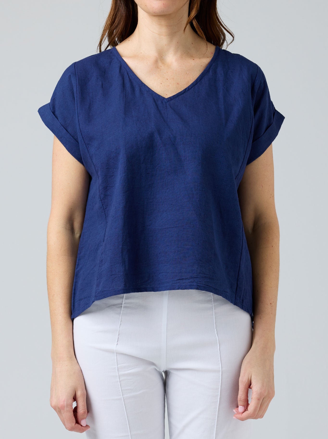 CAKE TALIA LINEN TOP (Green)