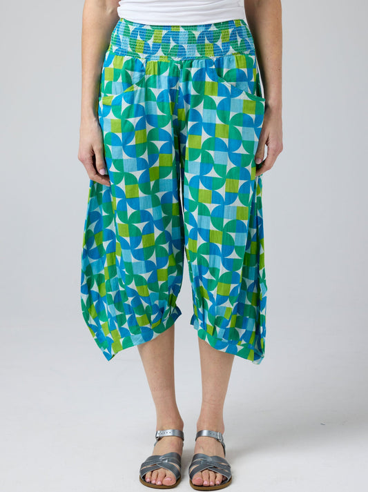 Image of a model wearing Pants. Productname: Cake Lee Lounge Pant in Butterfly colour by brand - Cake