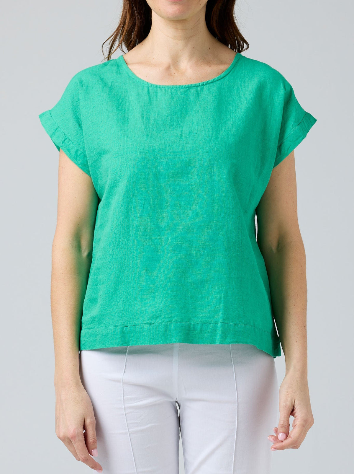 CAKE VICKY LINEN TOP (Green)