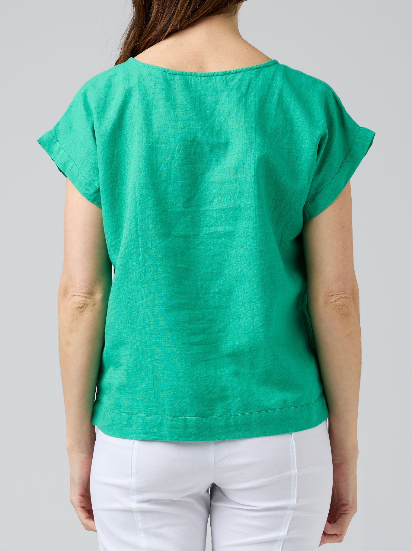 Cake Vicky Linen Top (Pink)