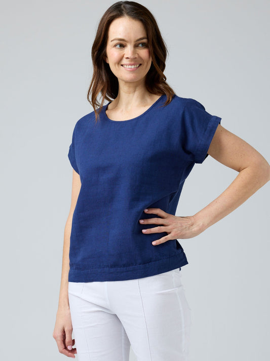 CAKE VICKY LINEN TOP (Green)