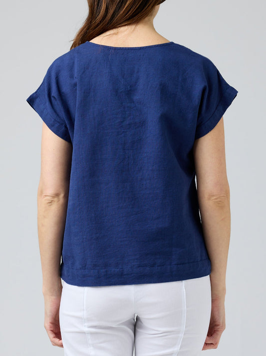 CAKE VICKY LINEN TOP (Green)