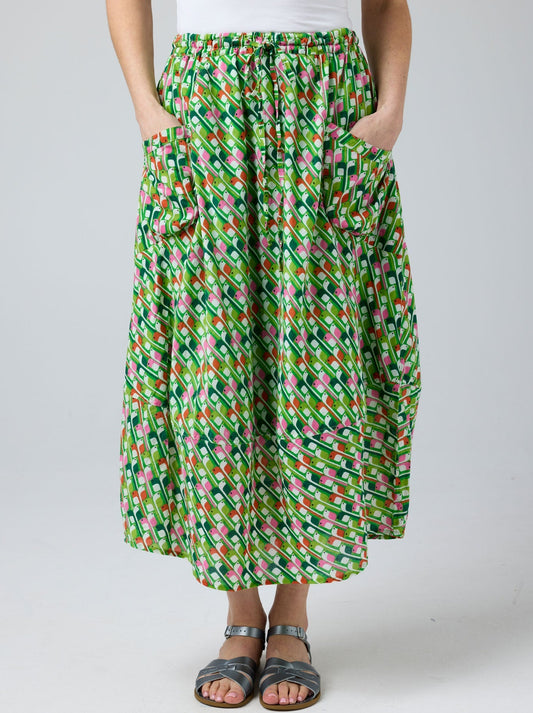 CAKE POCKET PANEL SKIRT (Birdie)