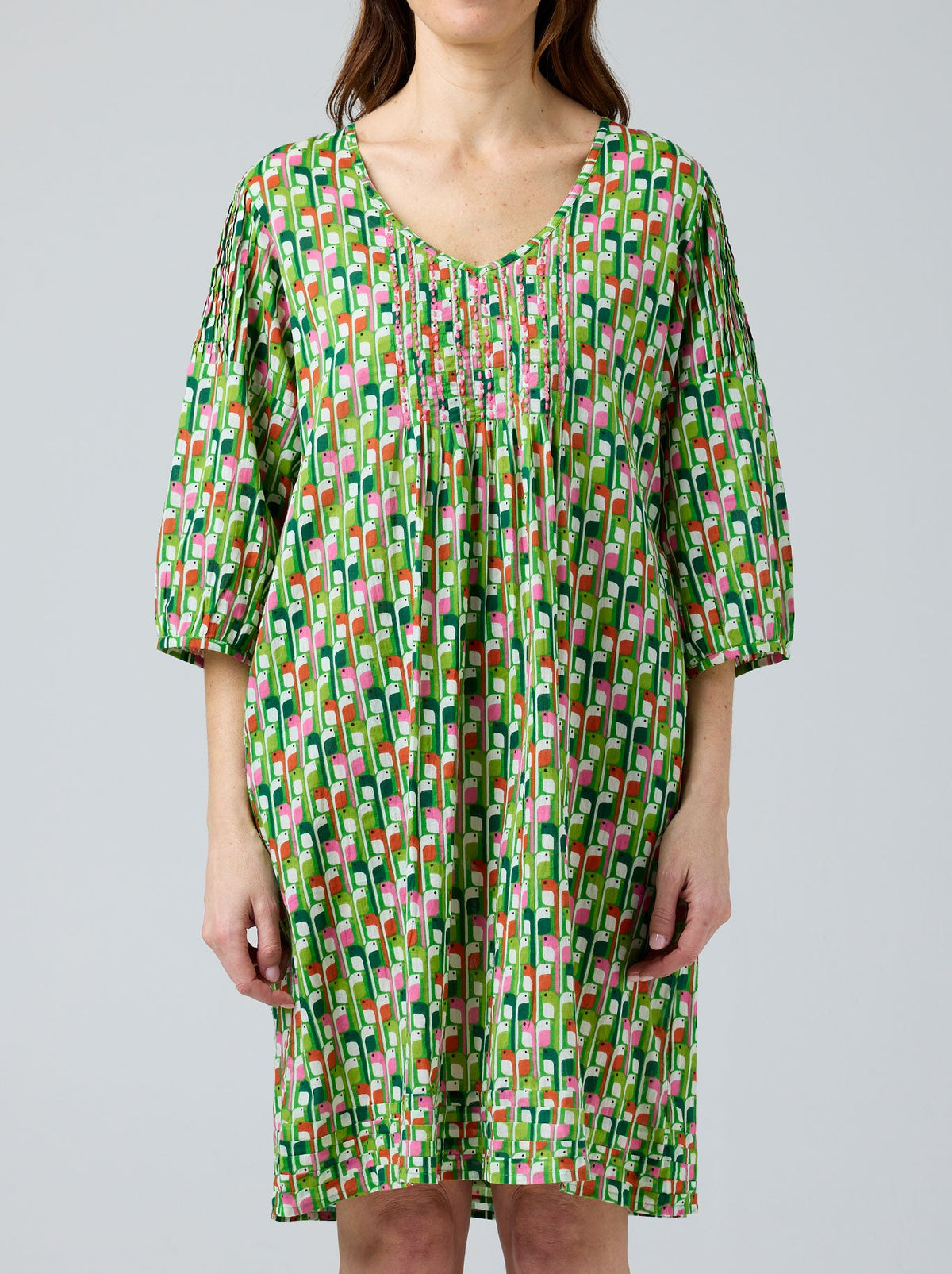 Image of Dresses. Product name - Cake Sally Dress in Blue White Circle colour by brand - Cake