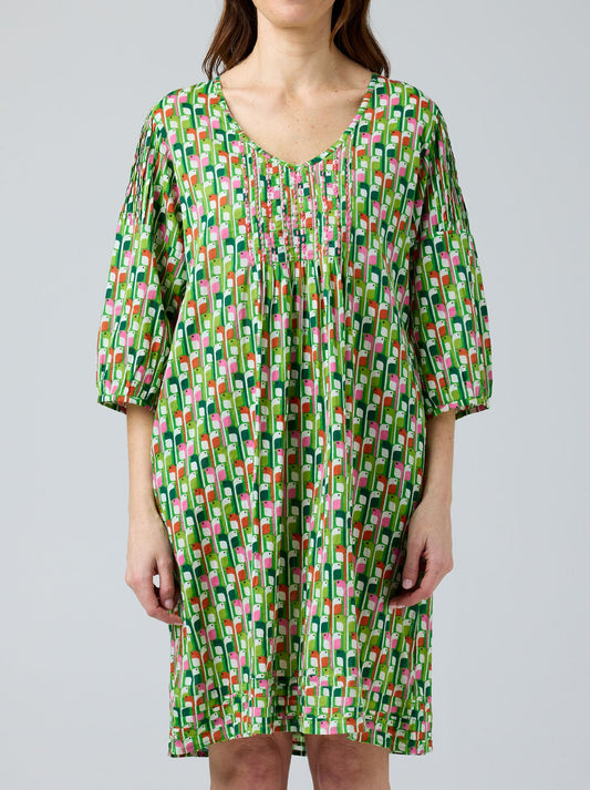 Image of Dresses. Product name - Cake Sally Dress in Blue White Circle colour by brand - Cake