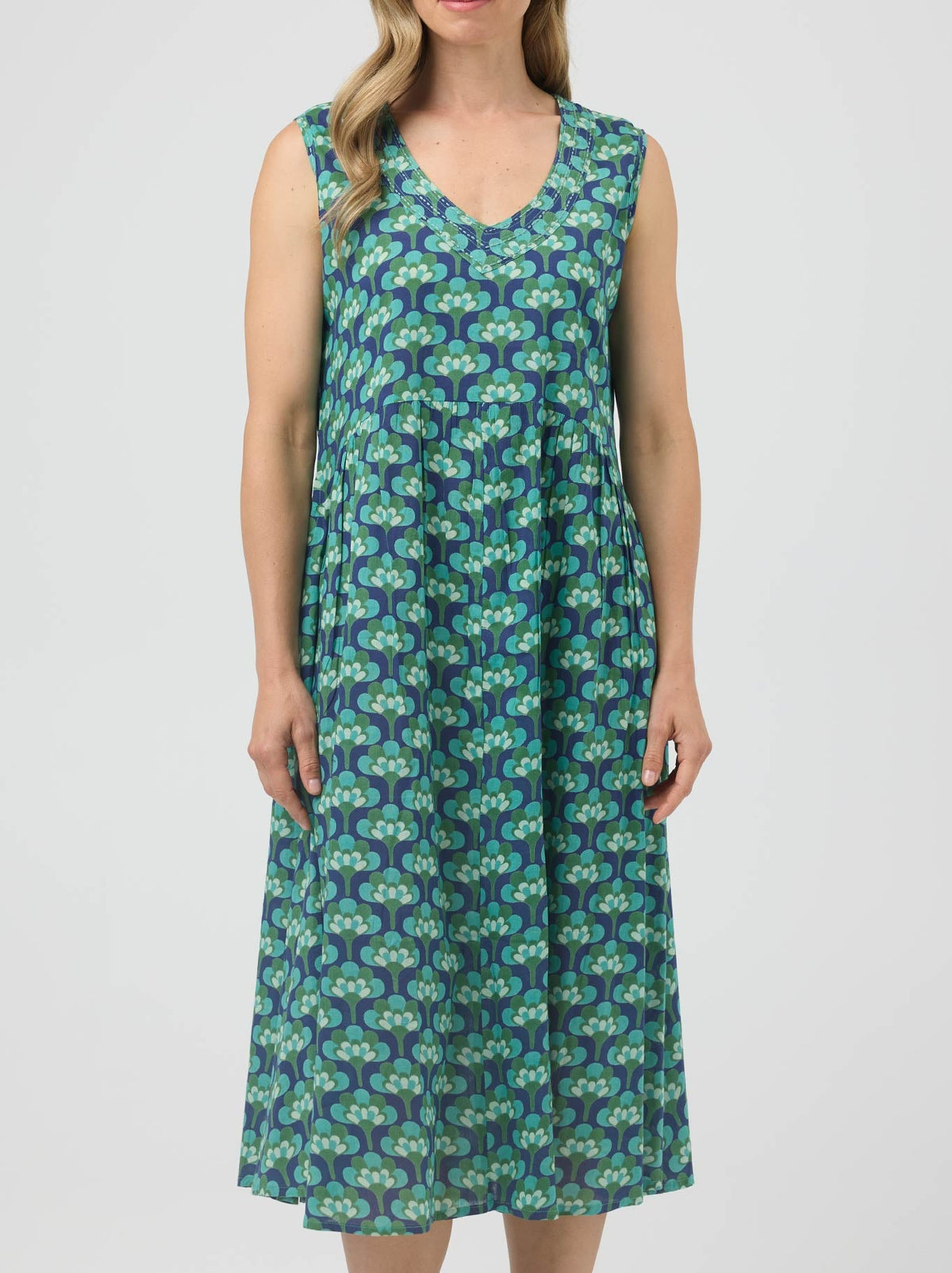 Cake Savita Dress (Broccoli)