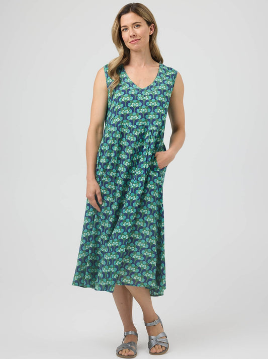 Image of Dresses. Product name - Cake Savita Dress in Broccoli colour by brand - Cake