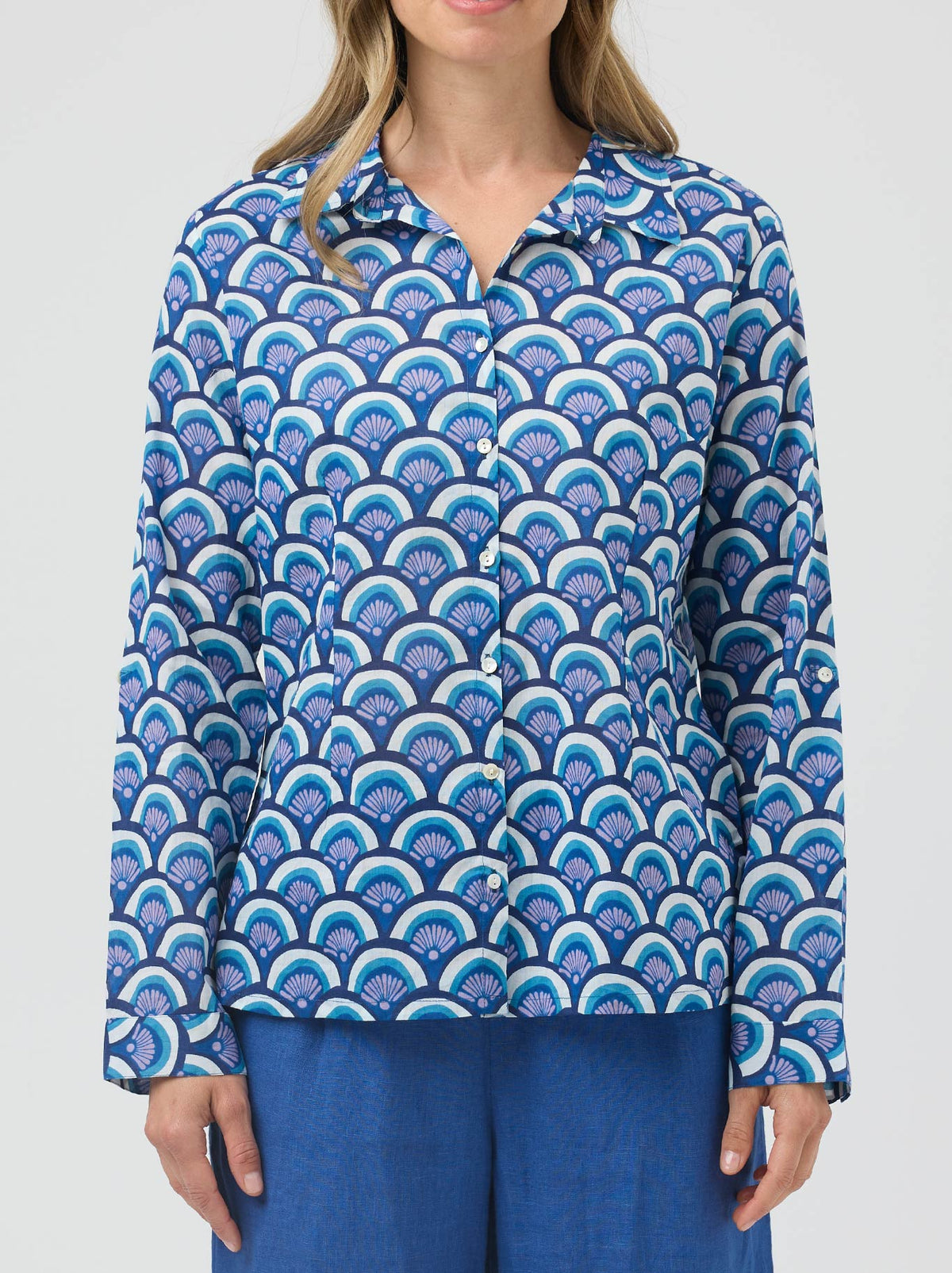 Cake Lettie Shirt (Blue Arches)