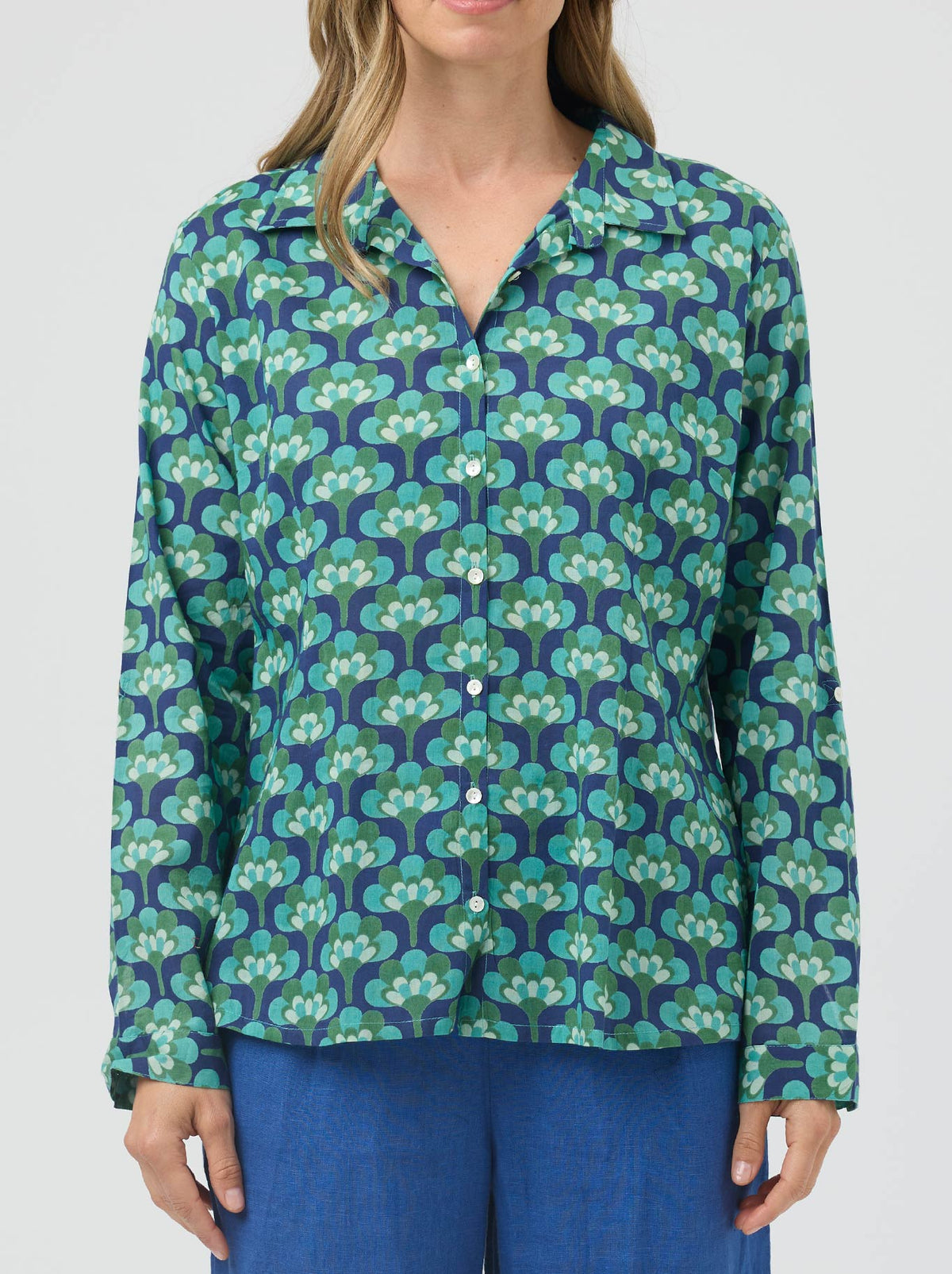Cake Lettie Shirt (Blue Arches)