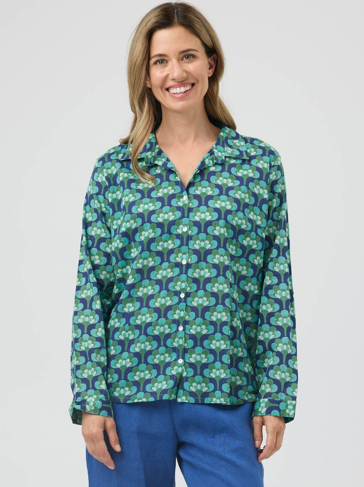 Cake Lettie Shirt (Blue Arches)
