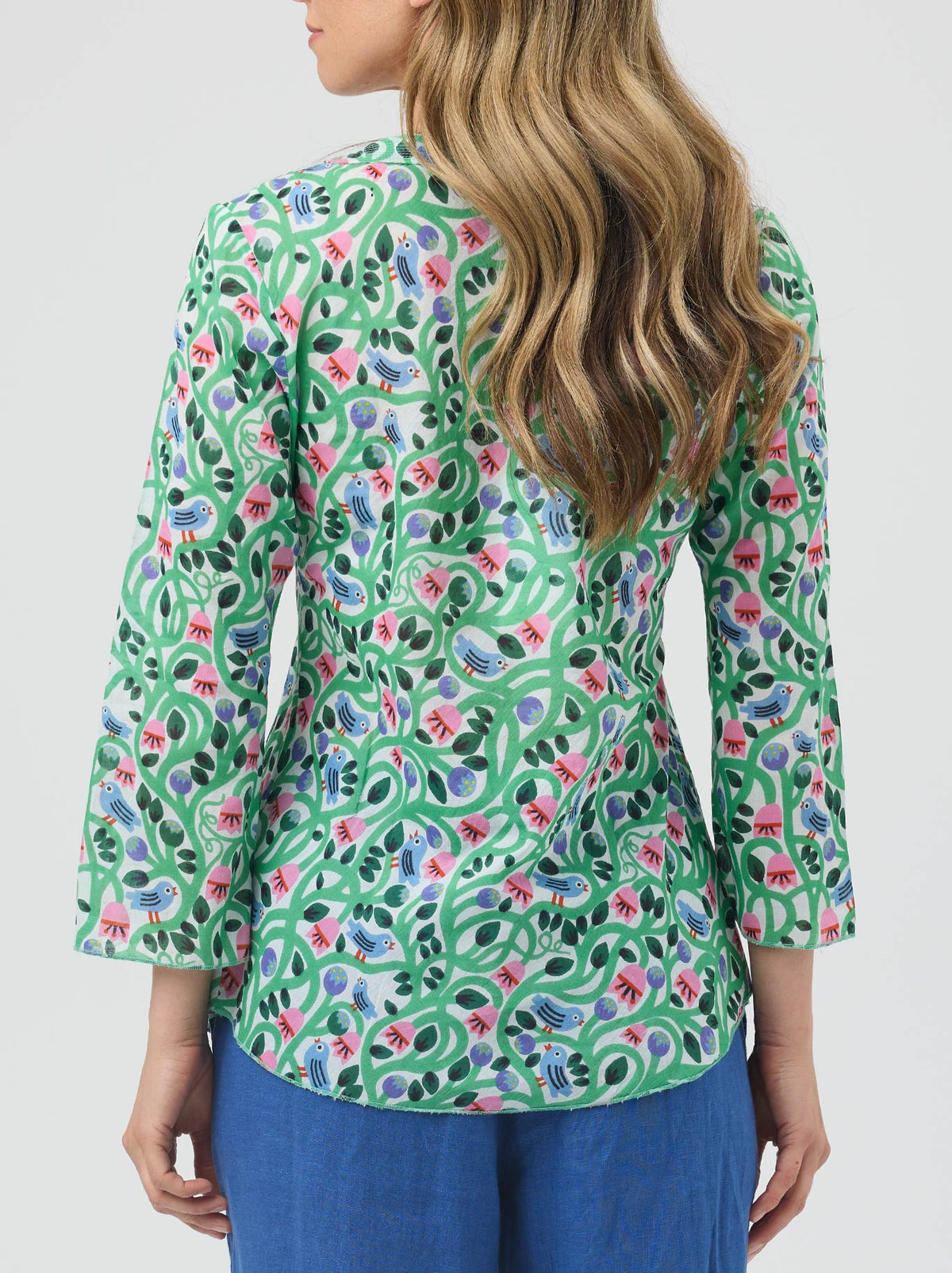 Cake Nolita Top (Birds & Flowers)