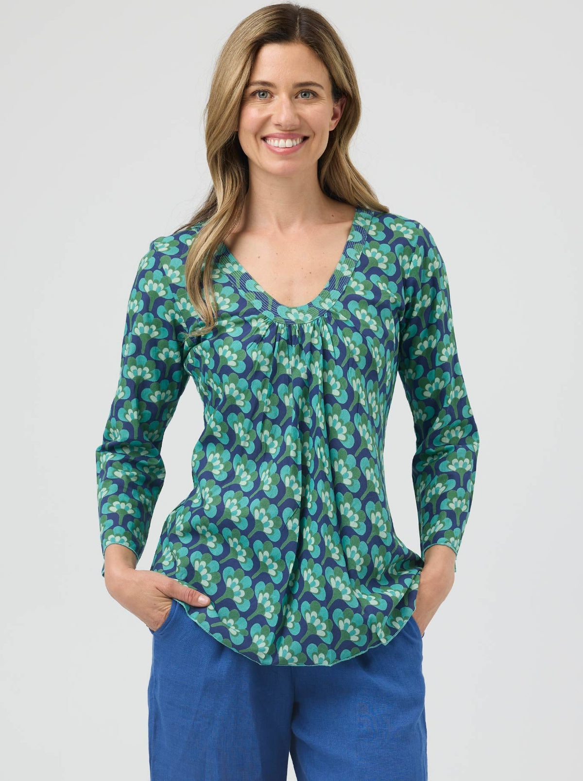 Cake Nolita Top (Birds & Flowers)