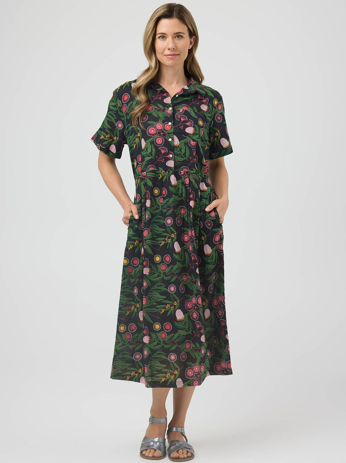 Cake City Dress (Broccoli)