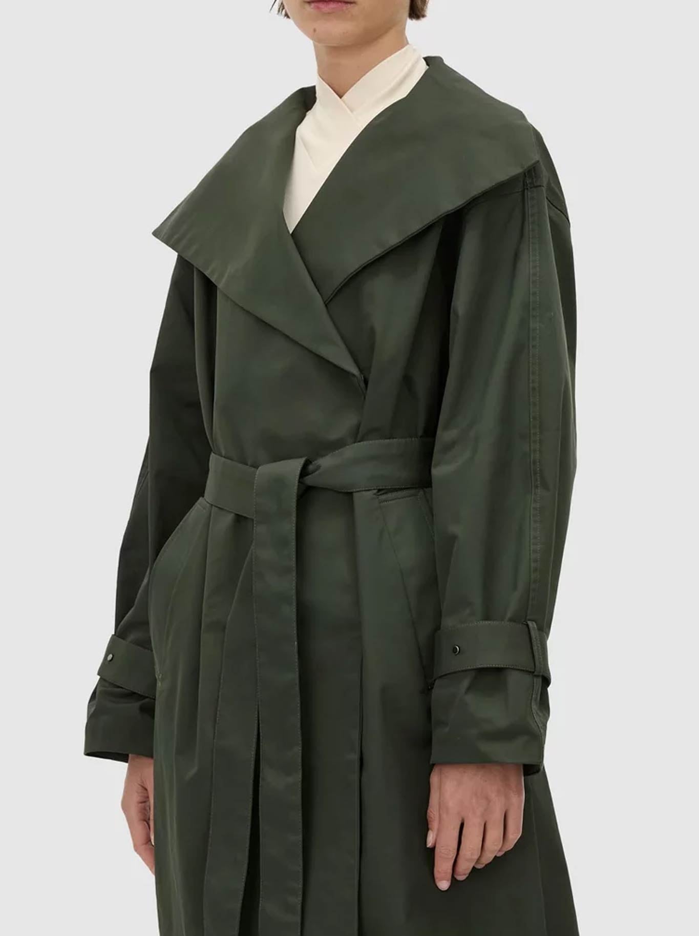 CAMILLA AND MARC GIA FUNNEL NECK COAT (Green)