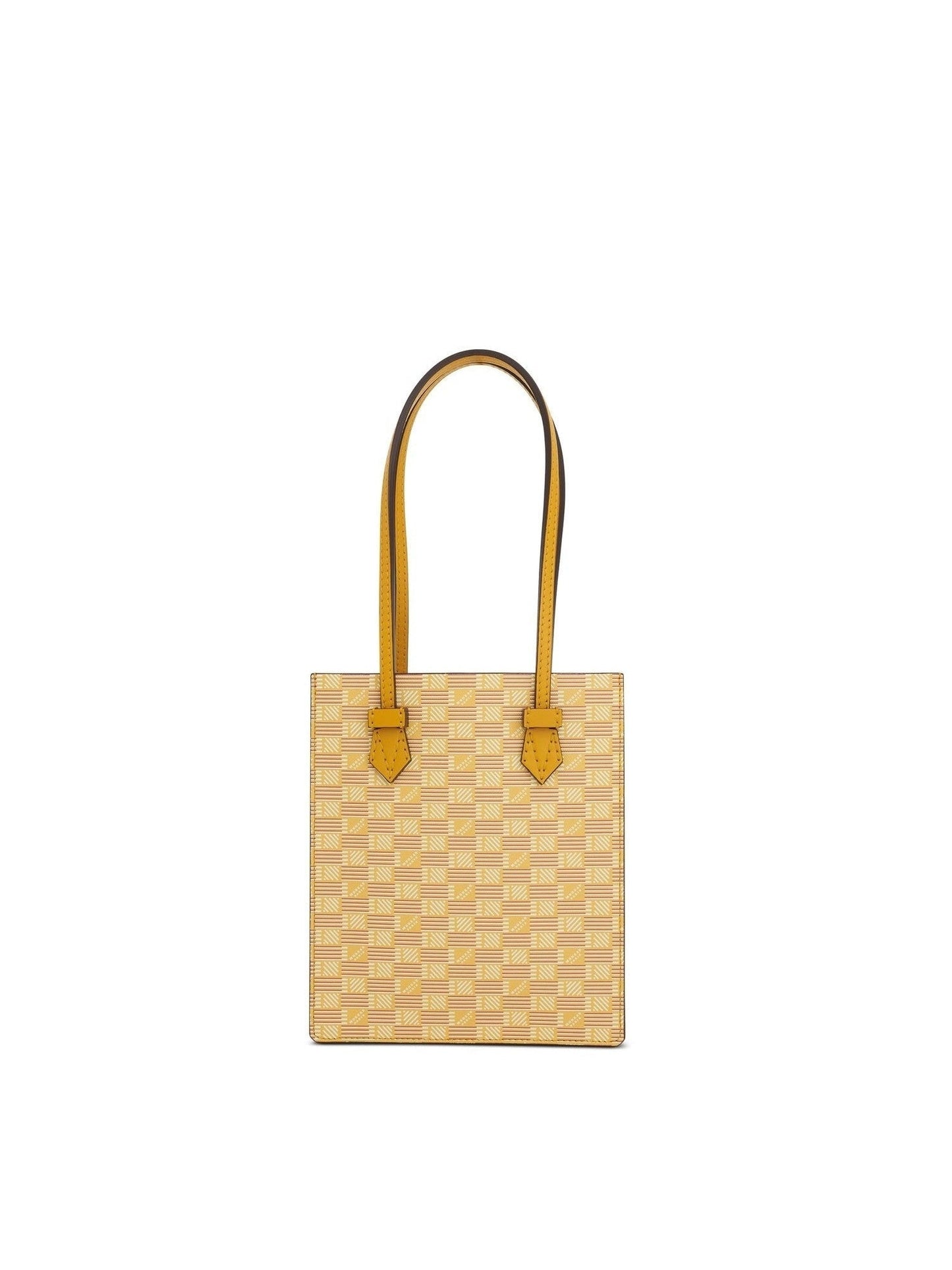 MOREAU Cannes Vertical Tote MM with Stripes (Yellow)