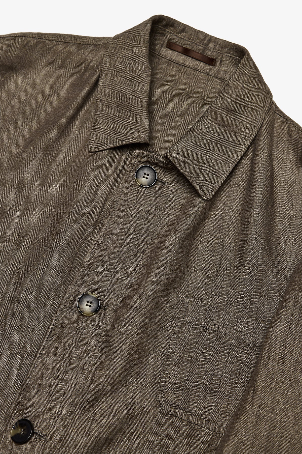Image of Coats & Jackets. Product name - Carter Brown Shirt Jacket in Brown colour by brand - Anthony Squires
